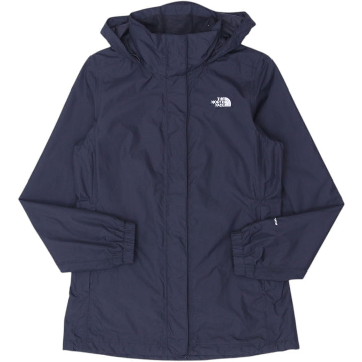 Ladies The North Face Jacket Navy Full Zip Hooded Windbreaker | Migration_Jackets | Fashion Rerun