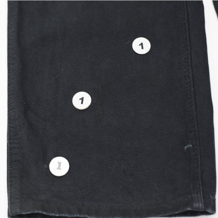 Mens 2014 Carhartt B11 BLK Carpenter Pants Canvas Dungarees Loose 36x32