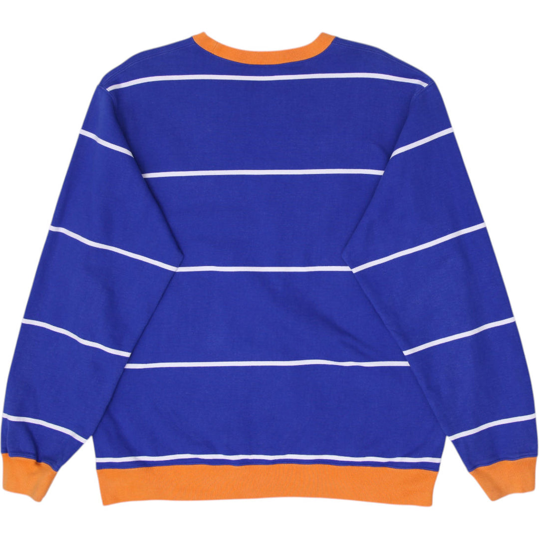 Supreme Stripe Crewneck Graphic Sweatshirt Size XL