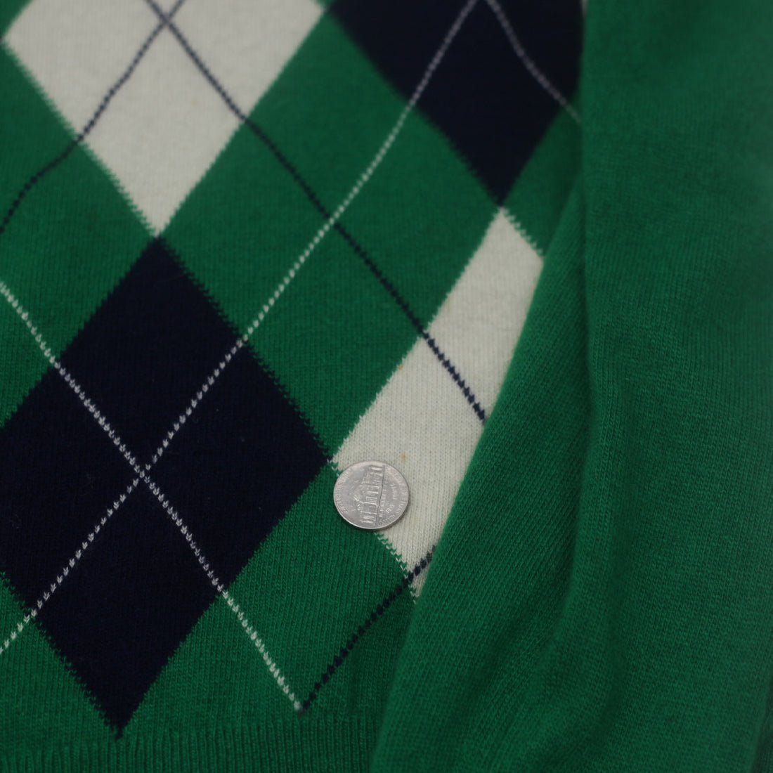 Shop Vintage Glenmac 100 % Pure Cashmere Argyle Sweater Made In