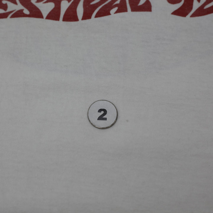 Vintage 1992 Lollapalooza Festival Tour T-Shirt Giant License Tultex Tag 2XL Single Stitch