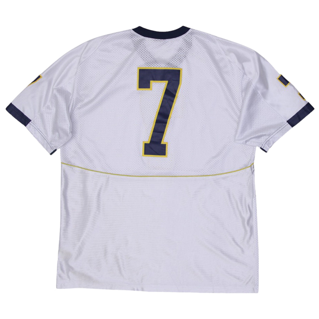 Vintage Nike Team Apparel Michigan Wolverines White Football Jersey #7