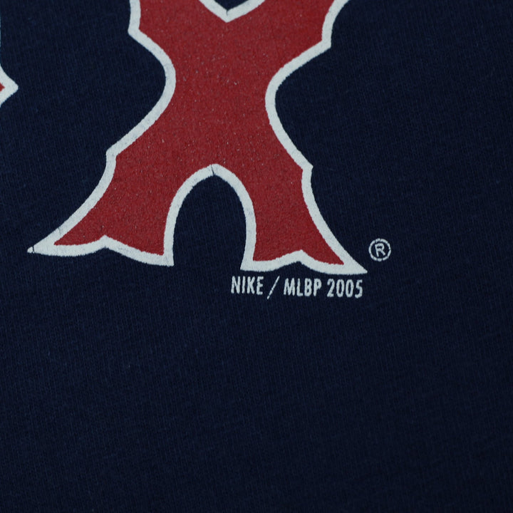 Vintage Mens Nike Team Red Sox T-Shirt Navy