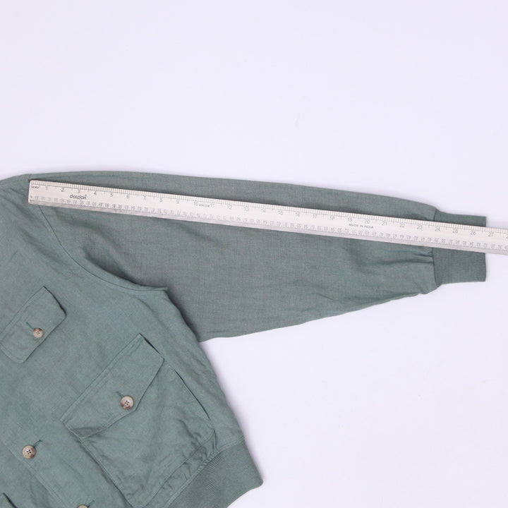 Vintage Vintage 90s Ralph Lauren  100% Linen Flight Jacket Size L
