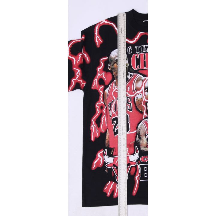 Mens Chicago Bulls 6 Time Champions NBA Boot Leg Lightning T-Shirt Size 2XL | Migration_T-Shirts - View 9 | Fashion Rerun