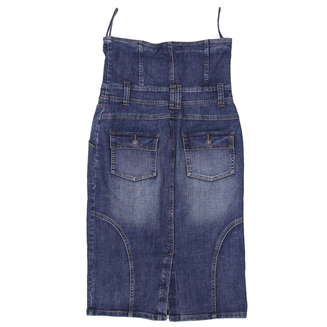 Ladies Blind Date Denim Underbust Skirt