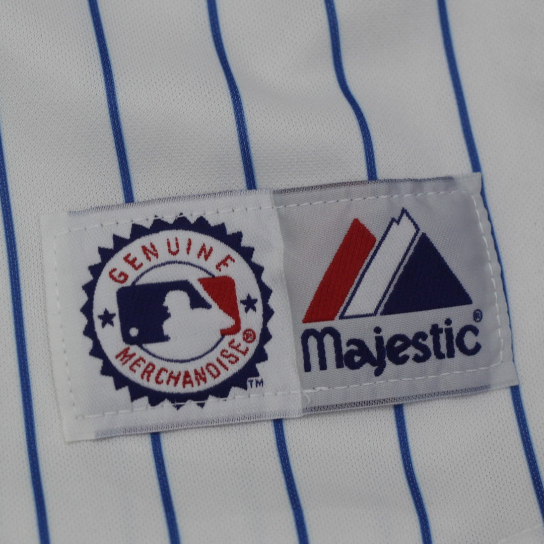 Vintage Chicago Cubs Majestic Pinstripe MLB Genuine Merchandise #45 Magnum Jersey