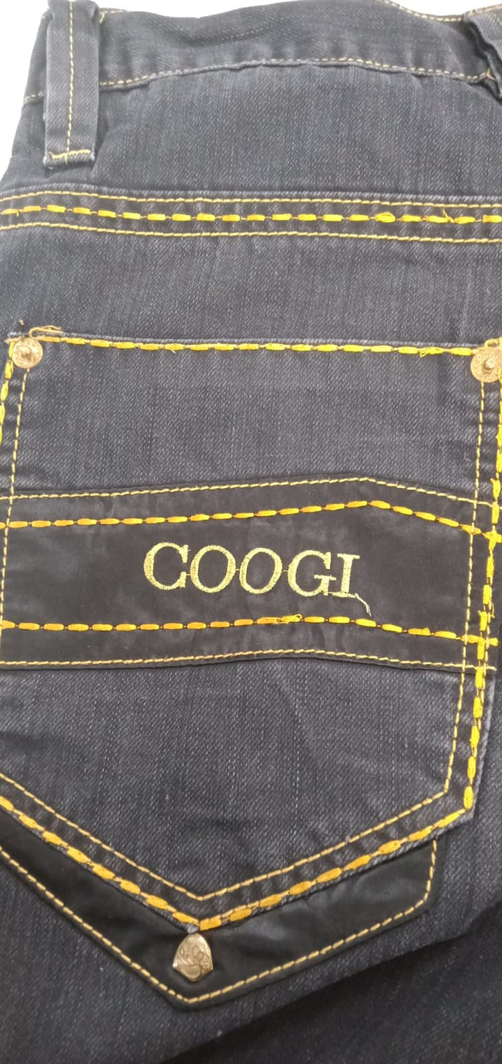 Vintage Coogi Black Washed Denim Jorts/Shorts