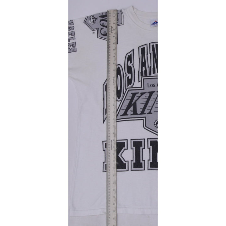 Vintage 1990s Los Angeles Kings NHL All-Over Print Graphic T-Shirt Made In USA | Migration_T-Shirts - View 7 | Fashion Rerun