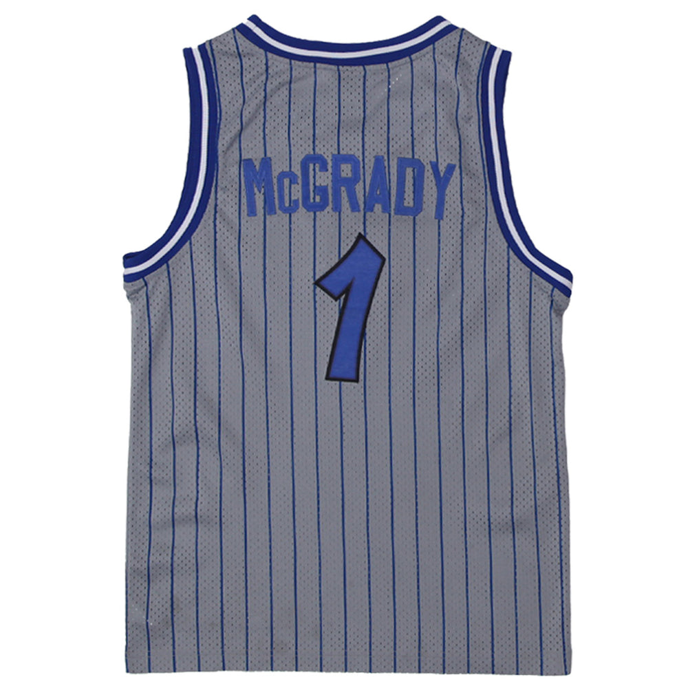 Vintage Youth Boys Nike Orlando #1 McGrady Striped Basketball Jersey - Fashion Rerun Vintage Migration_Jersey