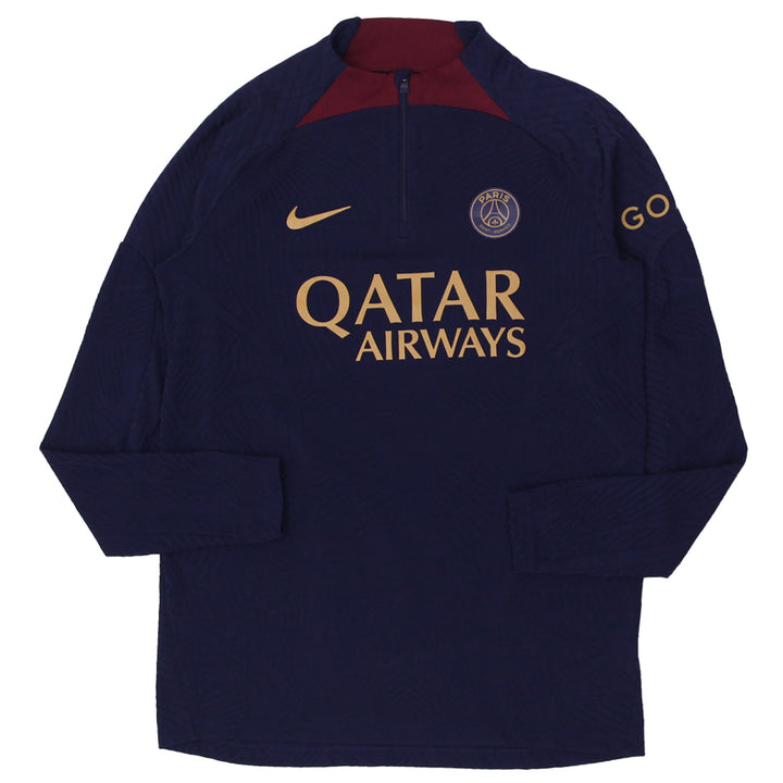 Mens Quarter Zip Paris Saint-Germain Nike Slim Fit Dri Fit ADV T-Shirt