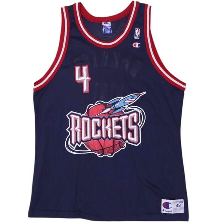 Vintage 90s Champion Houston Rockets Charles Barkley Basketball Jersey Size 48 | Migration_Jerseys | Fashion Rerun
