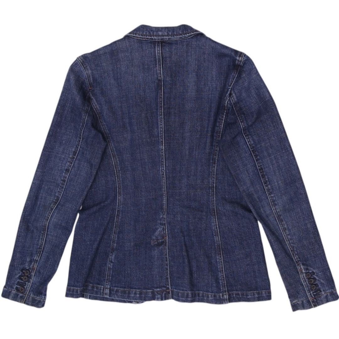 Ladies Ralph Lauren Denim Blazer Jacket Size M