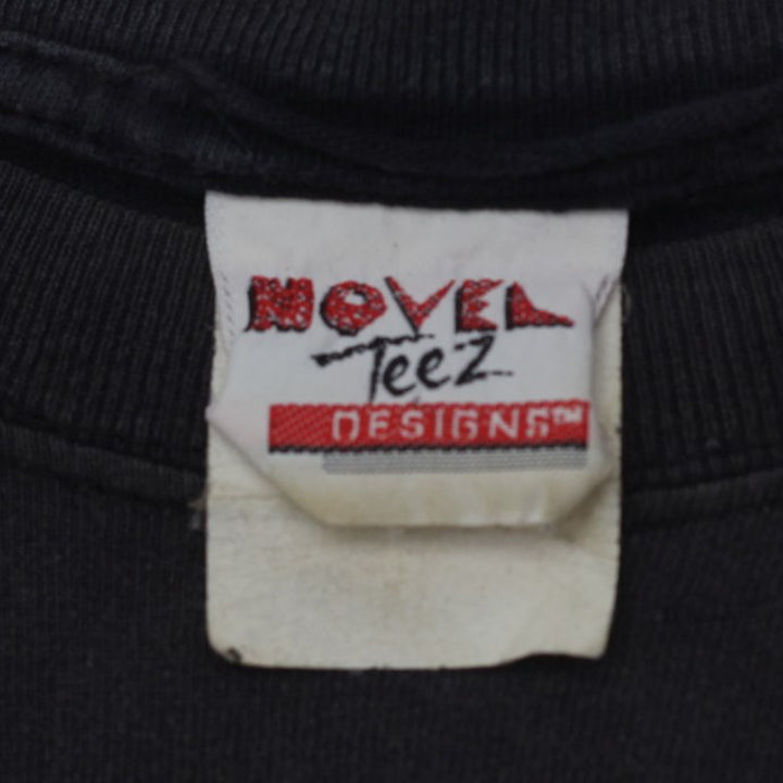 1994 Vintage Daffy Duck Bugs Bunny & Wile E.Coyote Hockey T-Shirt Novel Teez - Fashion Rerun Vintage Migration_T-Shirt