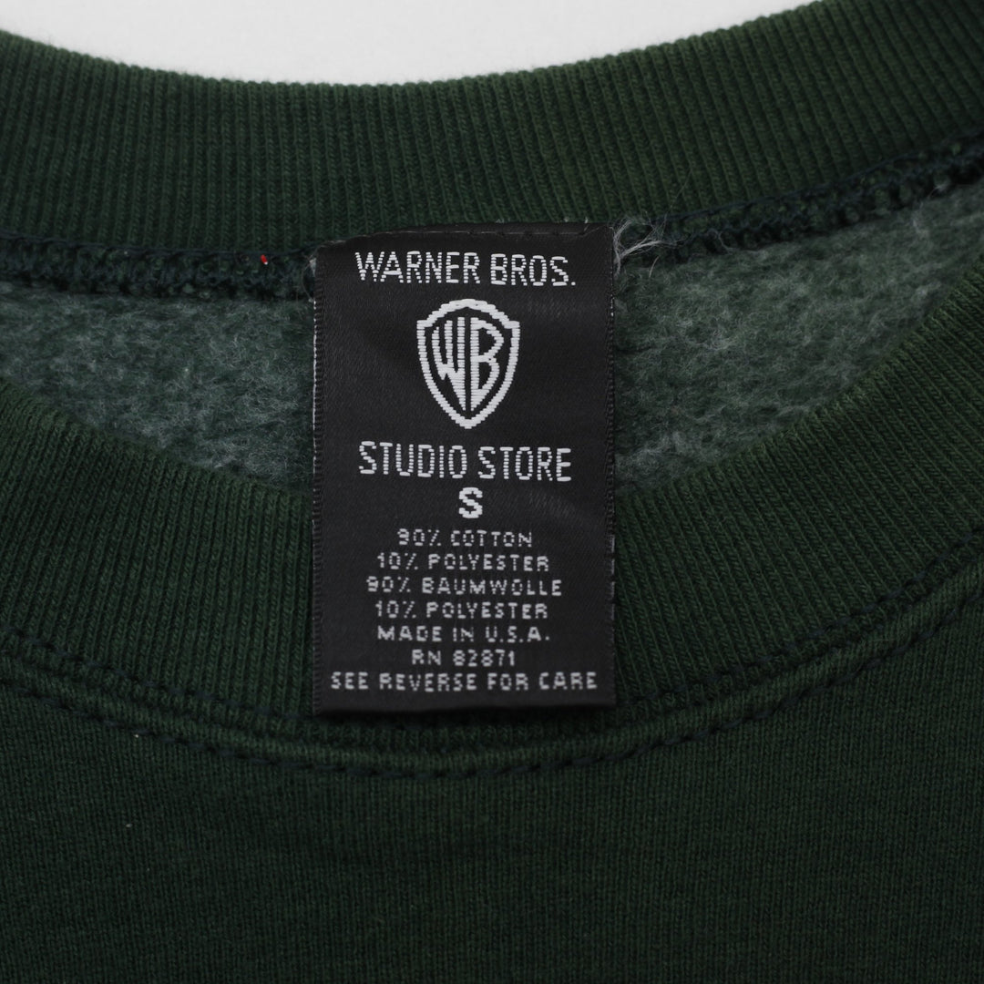 Vintage 90s Warner Bros Studio Store Marvin The Martian Sweatshirt USA Made S