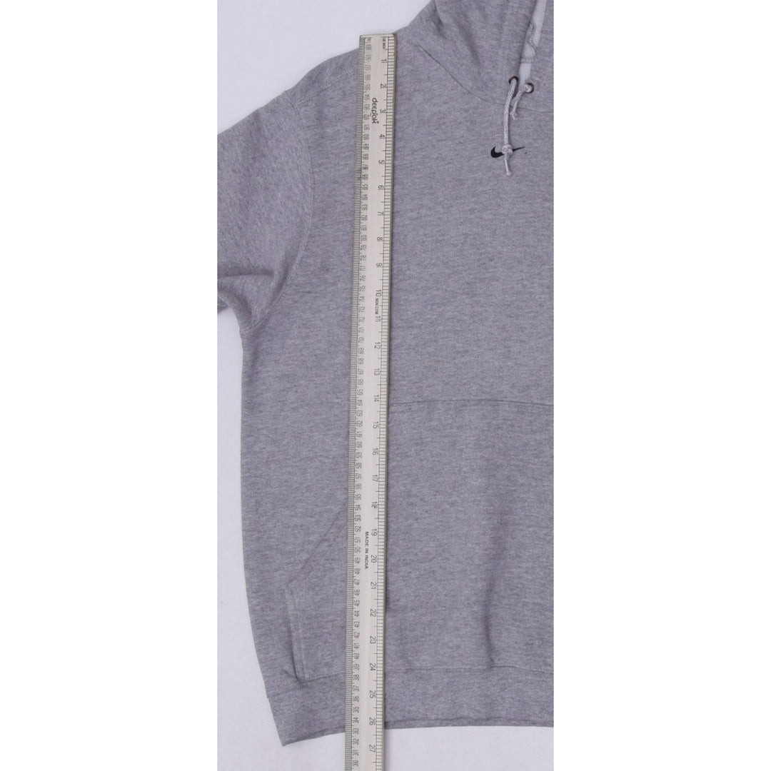 Vintage Nike Embroidered Center Swoosh Logo Gray Pullover Hoodie M | Migration_Hoodies - View 7 | Fashion Rerun