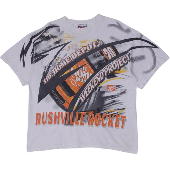Vintage Tony Stewart L Rushville Rockets Nascar All Over Print T Shirt XL Chase | Migration_T-Shirts | Fashion Rerun