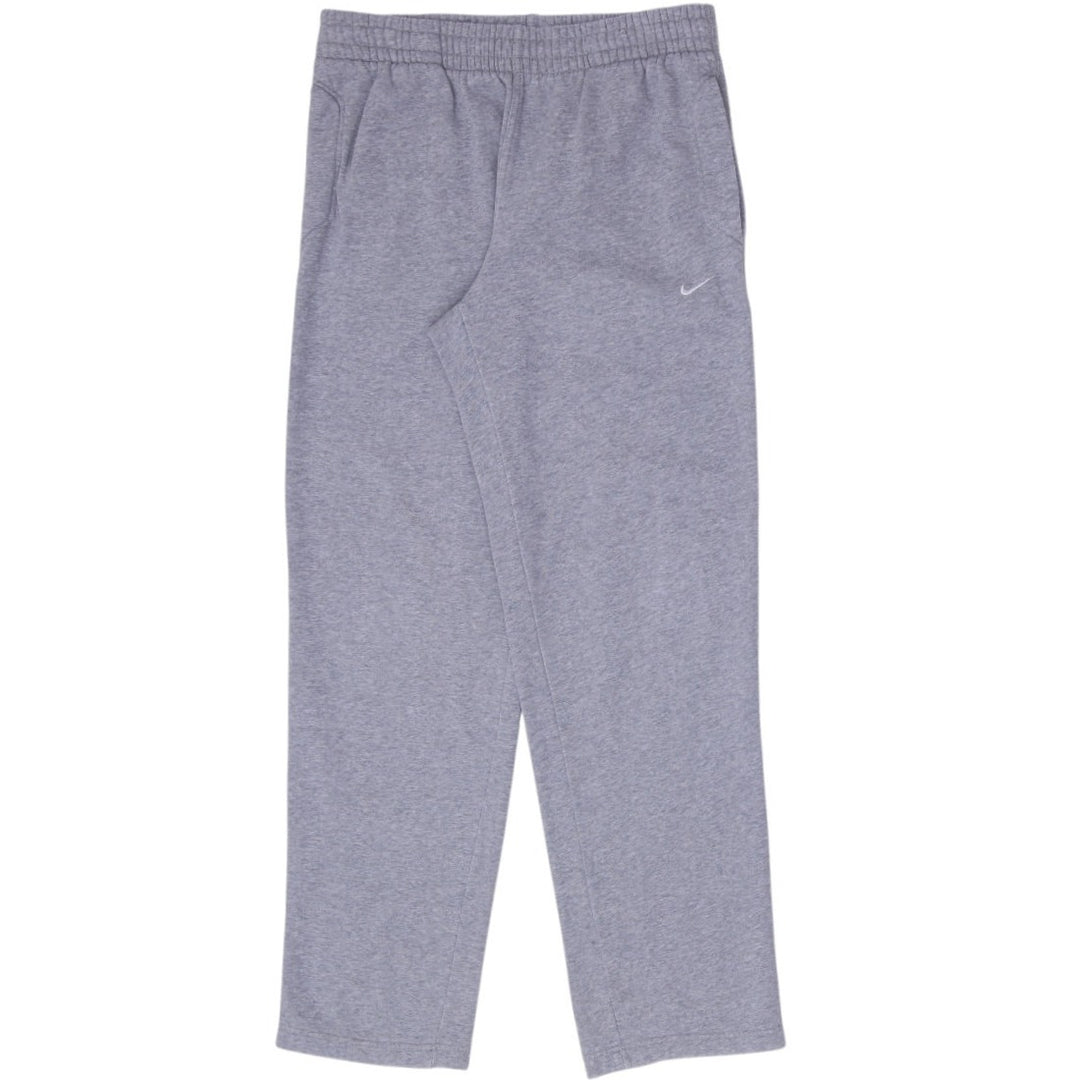 Mens Nike Fleece Straight Leg Sweatpants Dark Grey Heather Size S