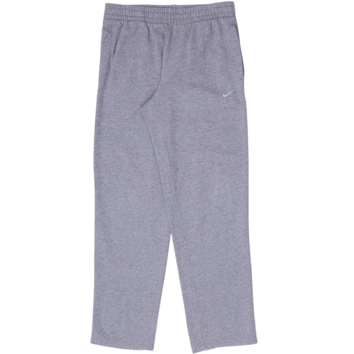 Mens Nike Fleece Straight Leg Sweatpants Dark Grey Heather Size S
