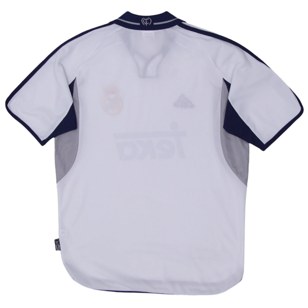 Mens Adidas 2000-01 Real Madrid Home Shirt Jersey