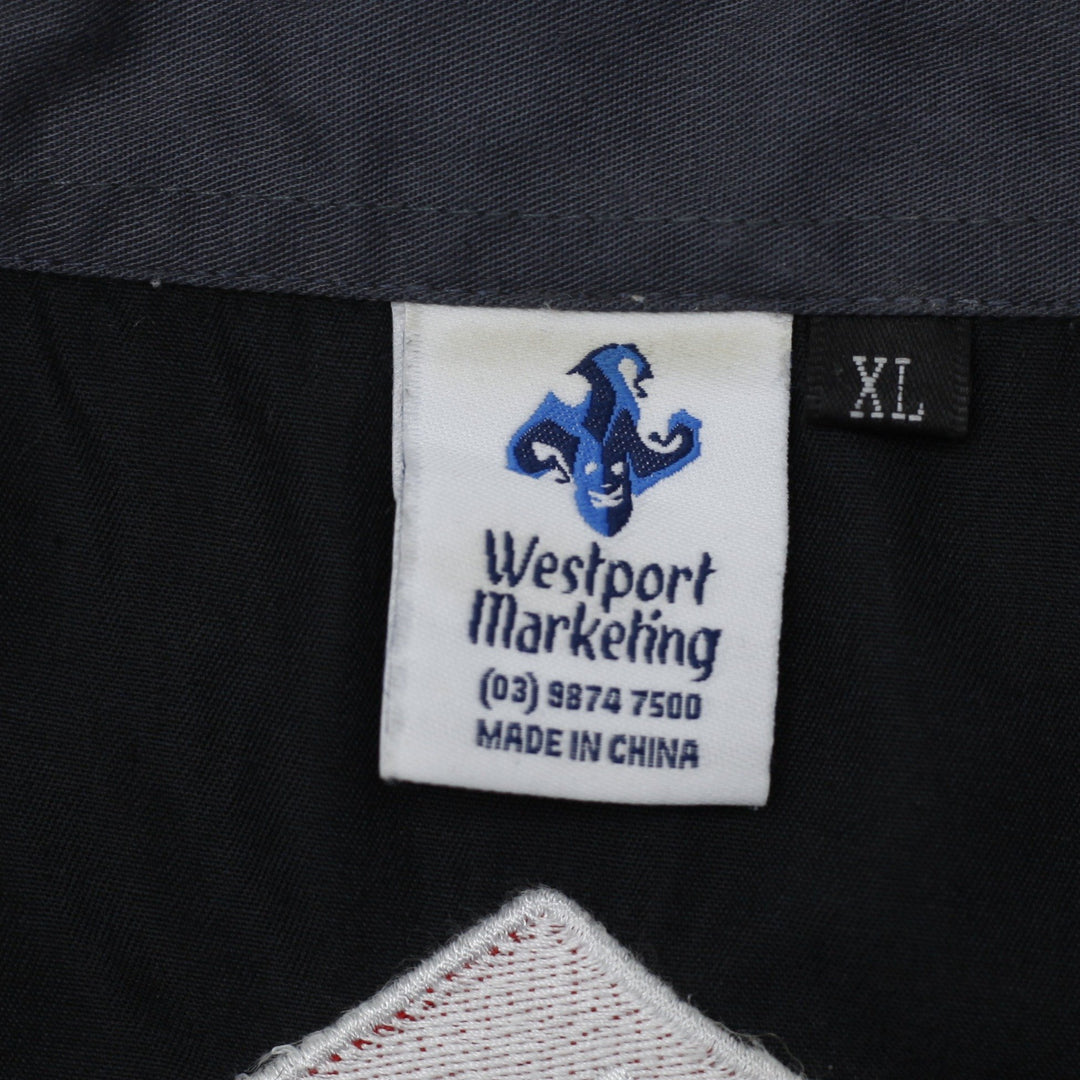 Mens Suzuki Genuine Parts Service Shirt Black Gray Racing Logo XL | Migration_Shirts - Back View | Fashion Rerun