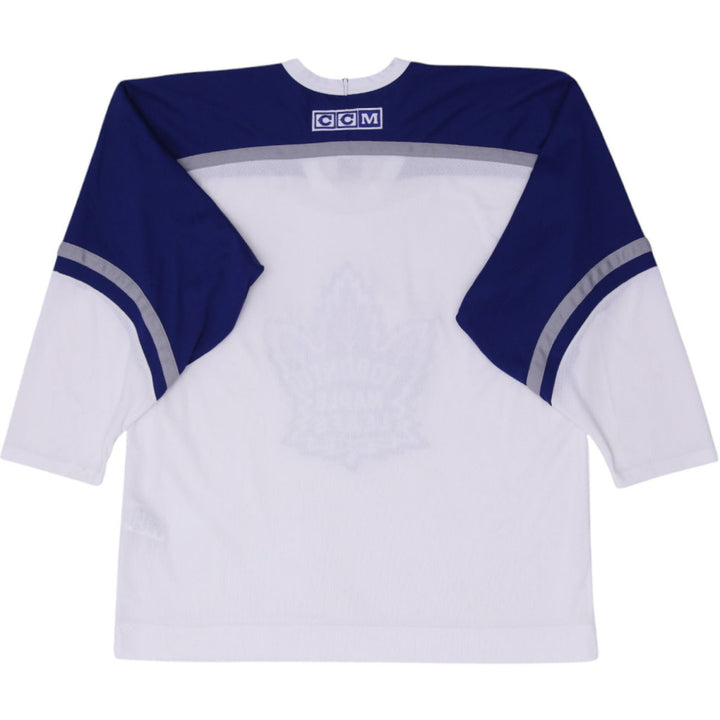Vintage CCM White Blue Toronto Maple Leafs Hockey Jersey L NHL | Migration_Jerseys - Side View | Fashion Rerun
