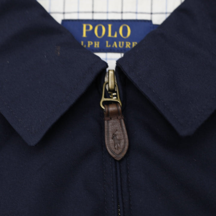 Vintage Ralph Lauren Harrington Lightweight Full Zip Jacket Navy Size M