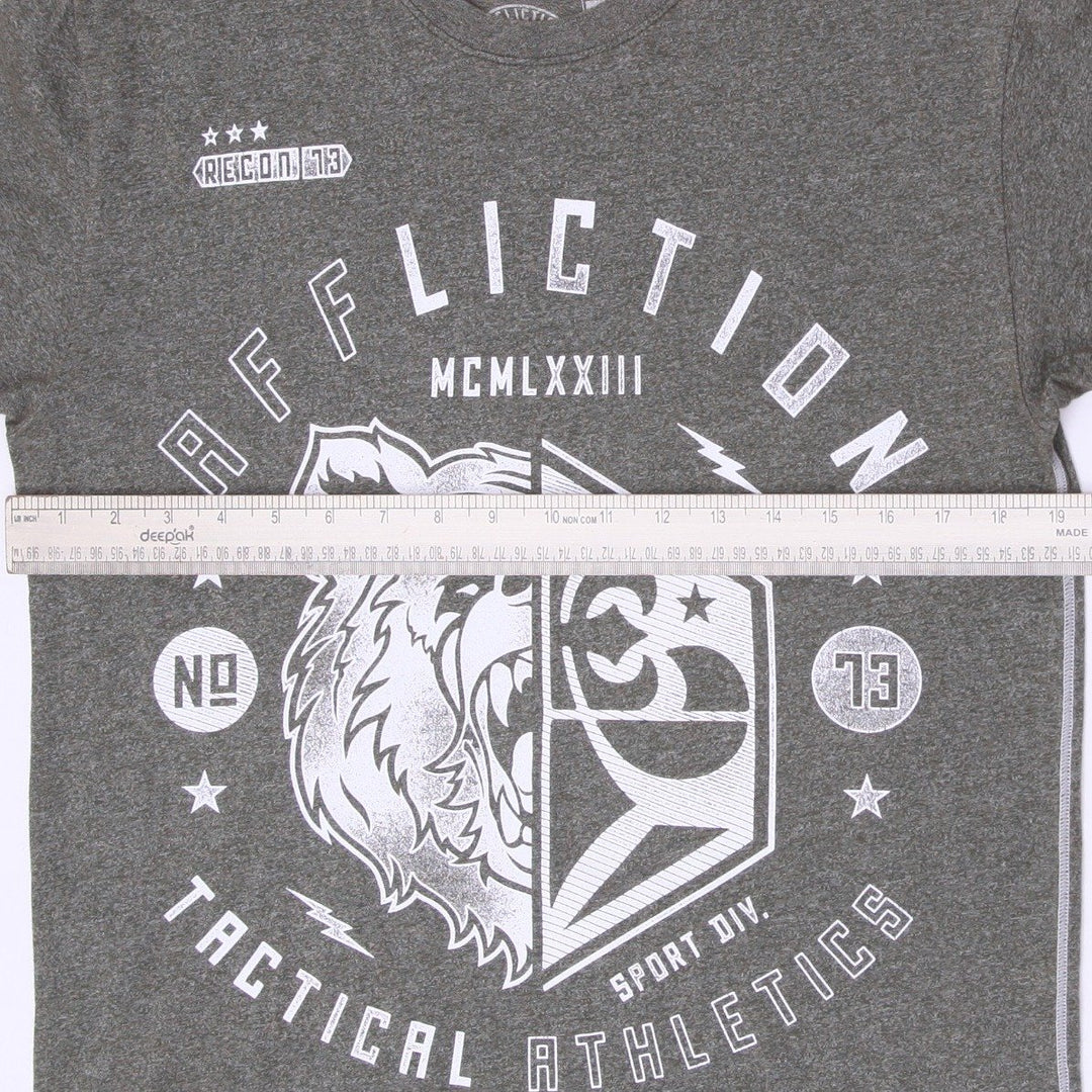 Y2K Mens Affliction Sport Div Tactical Athletics Graphic T-Shirt size M
