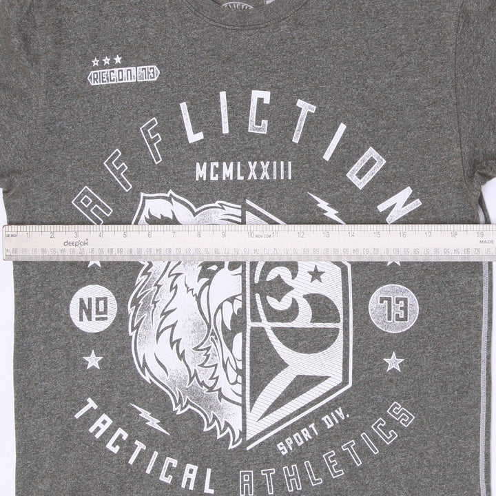 Y2K Mens Affliction Sport Div Tactical Athletics Graphic T-Shirt size M