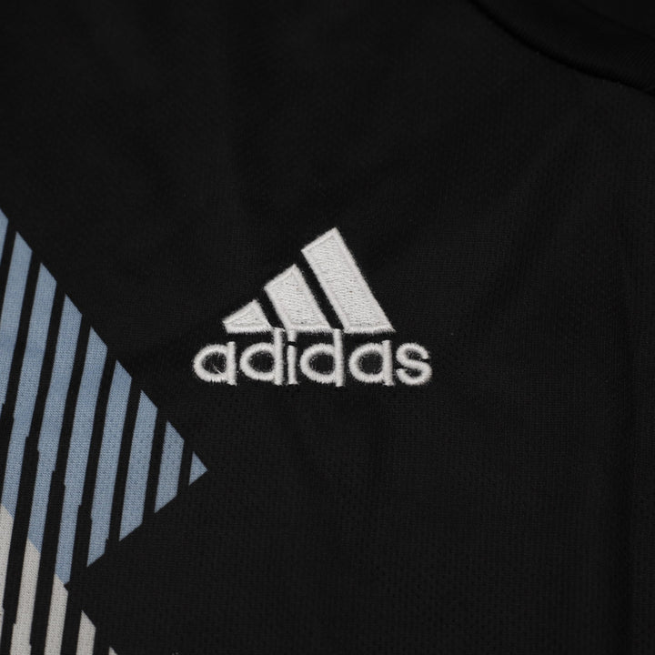Mens Adidas Argentina 2018 World Cup Away Football Shirt Jersey Black Size S