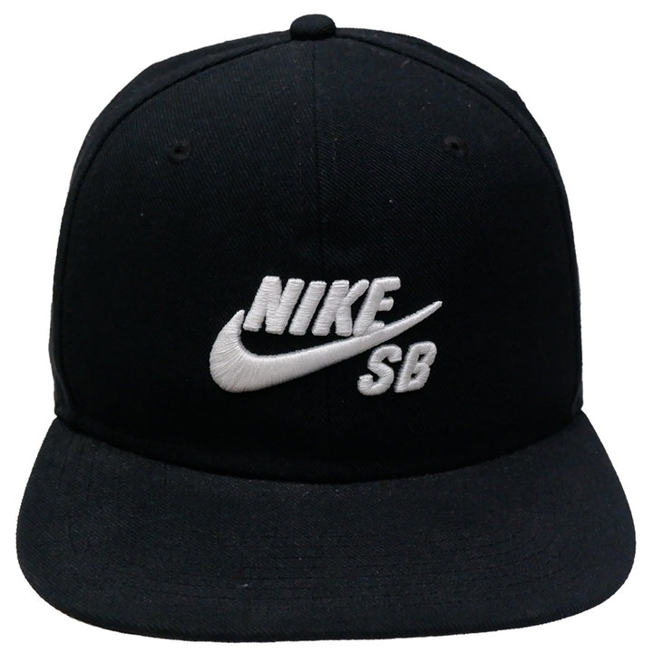 Mens Embroidered Nike SB Icon Snapback Black Cap