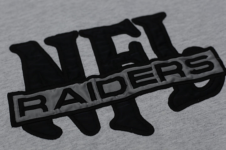 Vintage NFL Raiders Embroidered T-Shirt Single Stitch Made in USA Nutmeg M - Fashion Rerun Vintage Migration_T-Shirt