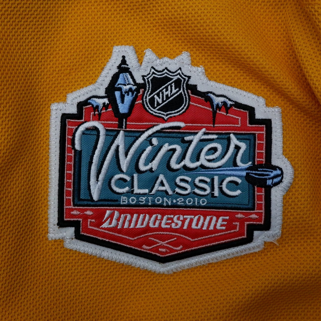 Vintage Boston Bruins Milan Lucic 2010 Winter Classic Reebok NHL Hockey Jersey