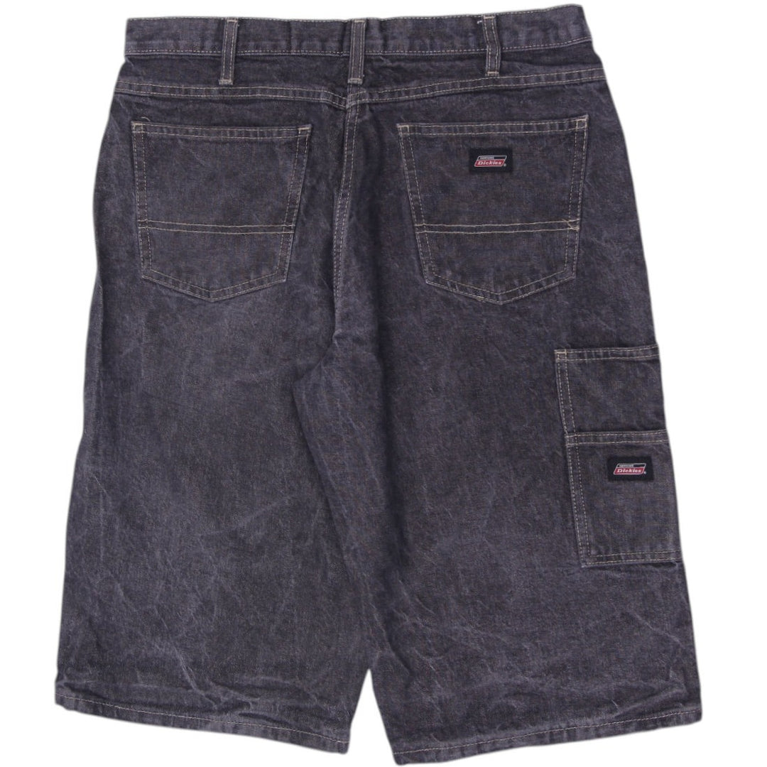 Y2K Mens Dickies Loose Fit Black Denim Jorts