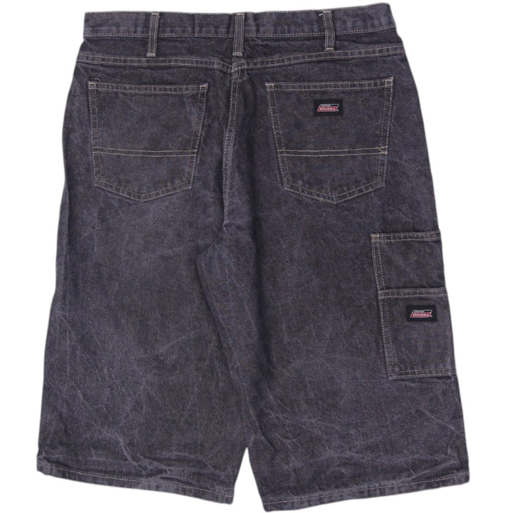 Y2K Mens Dickies Loose Fit Black Denim Jorts
