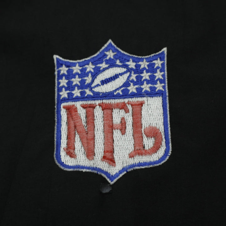 Vintage 90s Starter Raiders Snap Front Hooded NFL Parka Jacket Size M