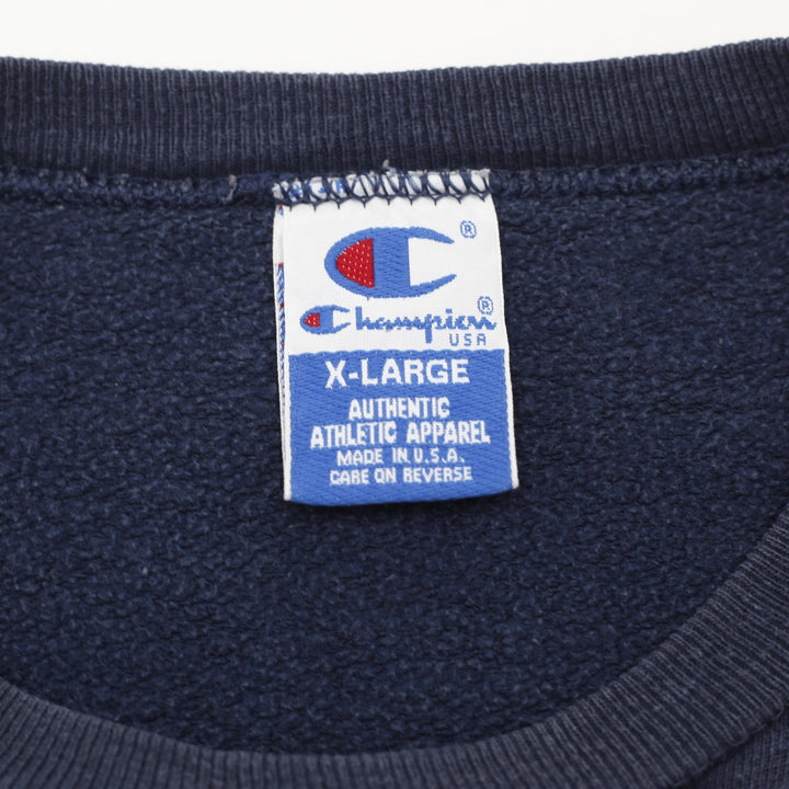 Mens Champion Graphic Embroidered Logo Sweatshirt Size XL