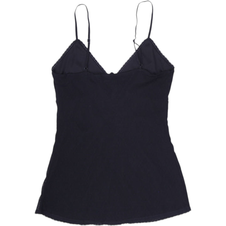 Y2K Ladies Y2K No Boundaries Lace Trim Cami Tank Top Black Mesh Size S 3/5