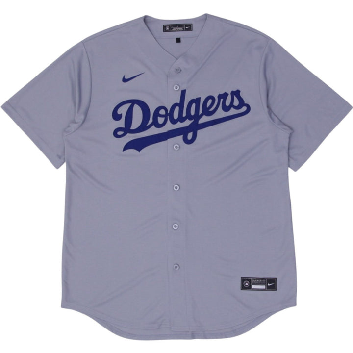 Mens Nike Dodgers Jersey Gray MLB Baseball Team | Migration_Jerseys | Fashion Rerun
