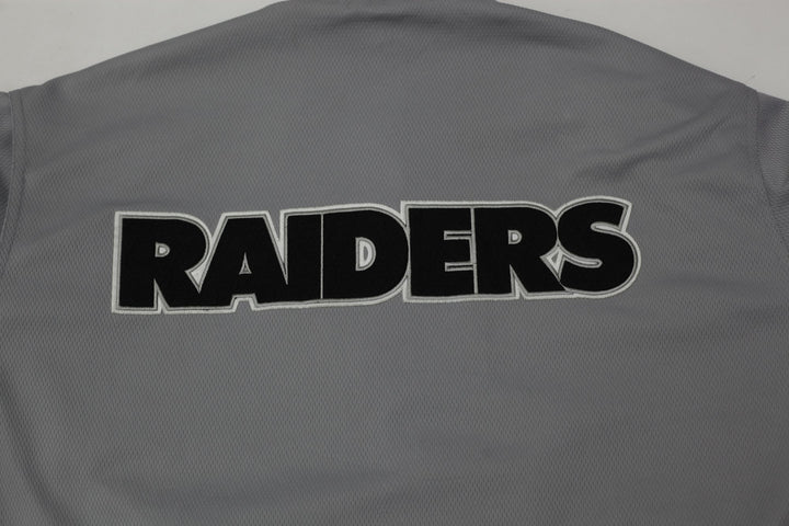 Vintage Mens NFL G-III Carl Banks Oakland Reversible Varsity Jacket Size XXL