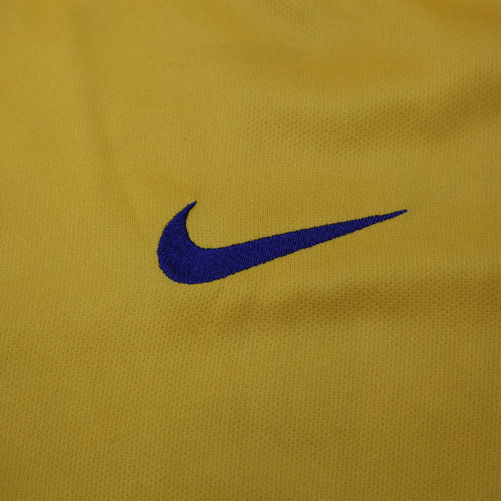 Mens Nike FC Barcelona Qatar Airways Senyera Away Football Shirt Jersey Size L