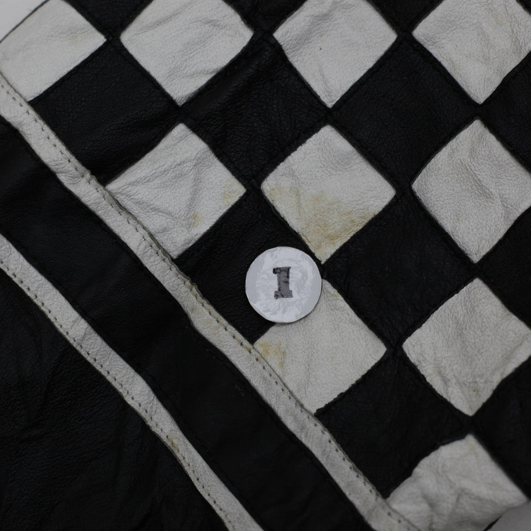 Vintage Jeff Hamilton Racing Black Leather NASCAR 50th Anniversary Jacket XXL | Migration_Jackets - Alternate | Fashion Rerun