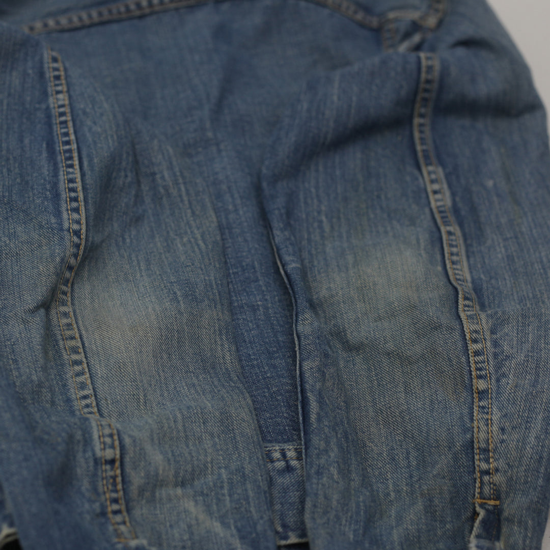 Vintage Lee Riders Unisex Denim Jacket -Size 38 100% Cotton Distressed - Fashion Rerun Vintage Migration_Jacket