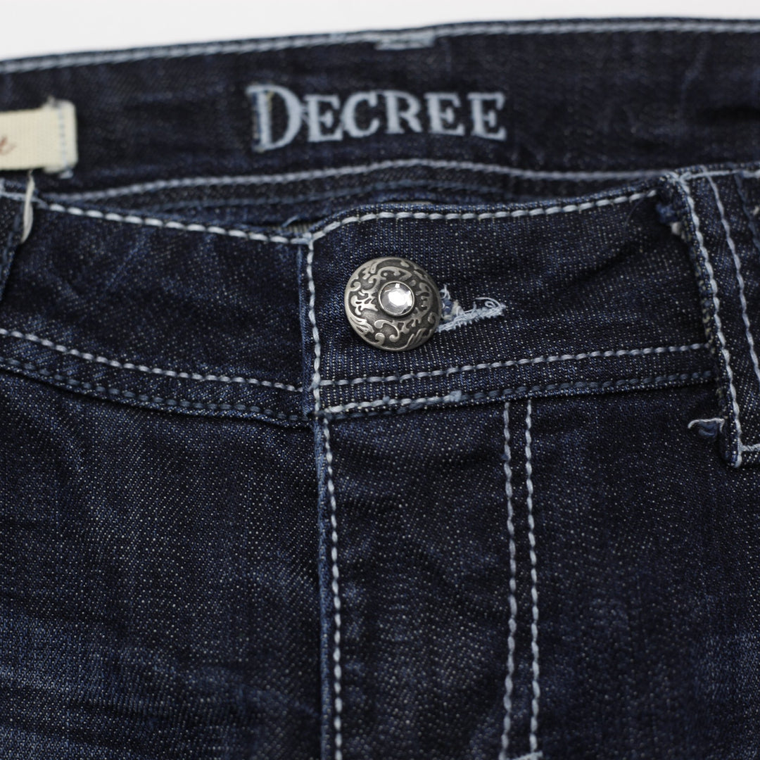 Y2K Ladies Decree Flare Low Rise Stretch Denim Bootcut Jeans Size 11