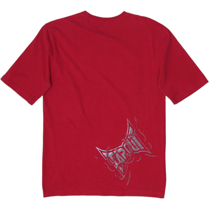 Y2K Mens Tapout Red T-Shirt Graphic Print MMA Style Size XL