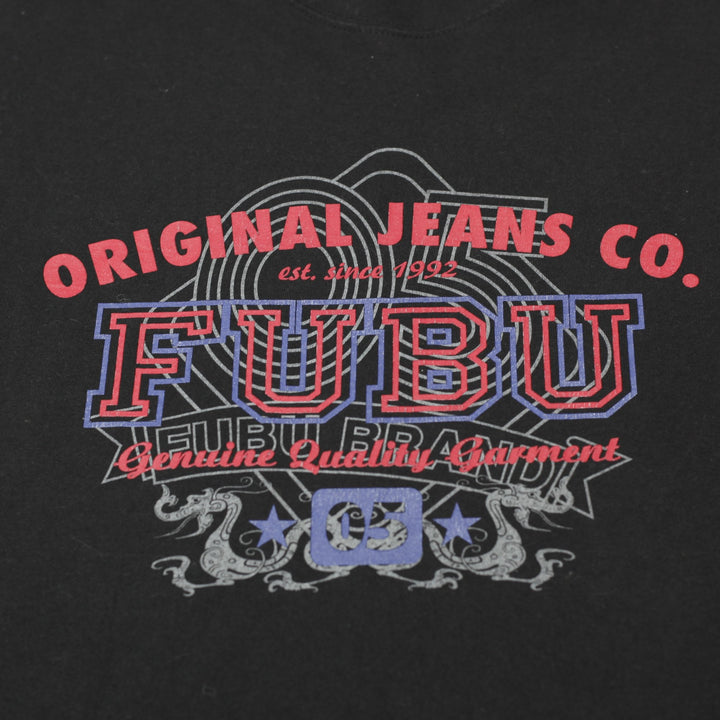 Mens FUBU Long Sleeve Graphic T-Shirt Size L
