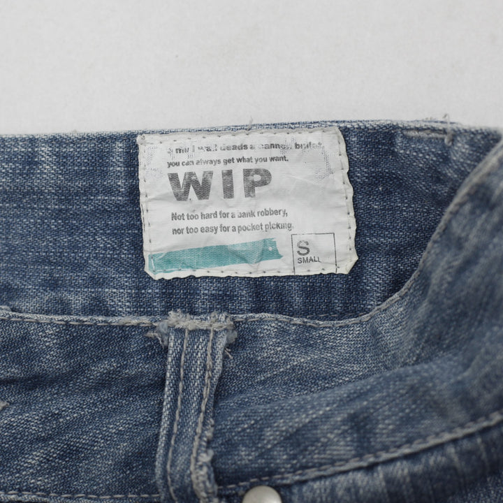 Y2K Embroidered Denim Mini Skirt Size S | Migration_Skirts - Back View | Fashion Rerun