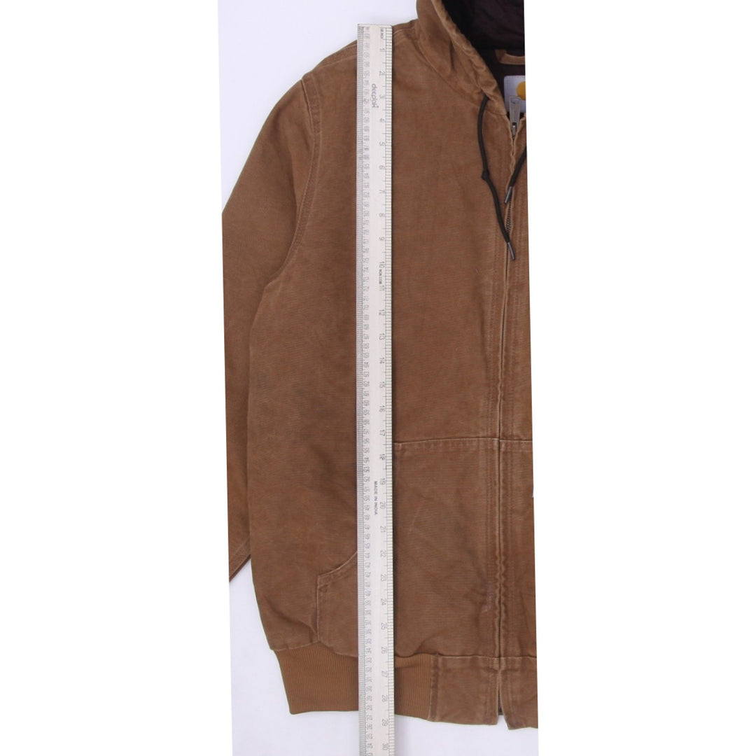 Ladies Carhartt 102745-211 Duck Active Full Zip Hooded Jacket | Migration_Jackets - Alternate View | Fashion Rerun