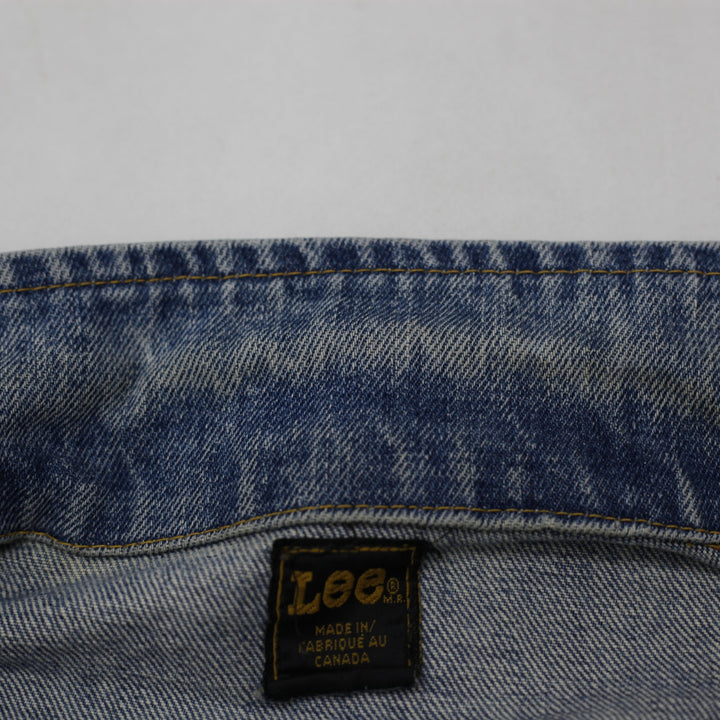 Vintage Ladies Lee Washed Blue Classic Style Denim Trucker Jacket Size L | Migration_Jackets - View 8 | Fashion Rerun