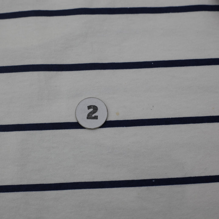 Vintage 90s Sesame Street Oscar The Grouch Striped T-Shirt Size M